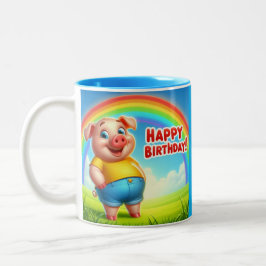 Kid's Birthday Mug Två-Tonad Mugg