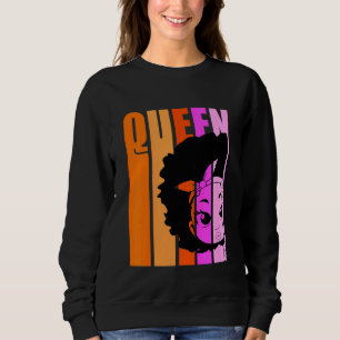 Kids Black Girl Retro Rosa Afro Hair Inspira T Shirt