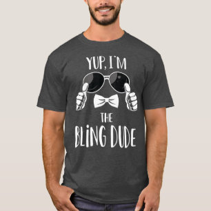 Kids Bling Dude OfficerKids Bröllop Ringbärare Bo T Shirt