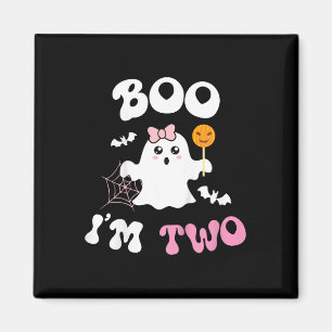 Kids Boo I är två Ghost andra födelsedagen Groovy Magnet
