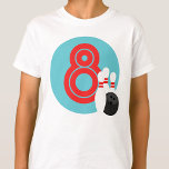 Kids Bowling Birthday Shirt T Shirt<br><div class="desc">Kids Bowling Birthday Shirt</div>