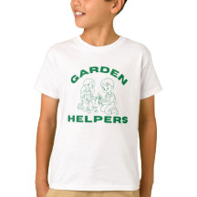 Kids (boy and Girl) Garden Helpers T-Shirt