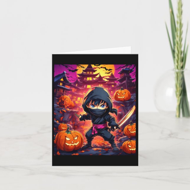 Kids Boy Halloween Kort (Framsida)