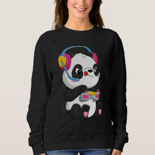 Kids Boys Girls för Panda Gaming Video Gamer T Shirt