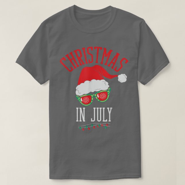 Kids Boys Girls Julafton Light Santa Sol Beach Chr T Shirt (Design framsida)