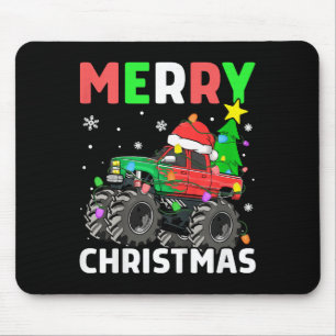 Kids Boys God jul Monster Lastbil Santa Hat Musmatta