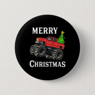 Kids Boys jul Monster Lastbil Kids Merry Chris Knapp