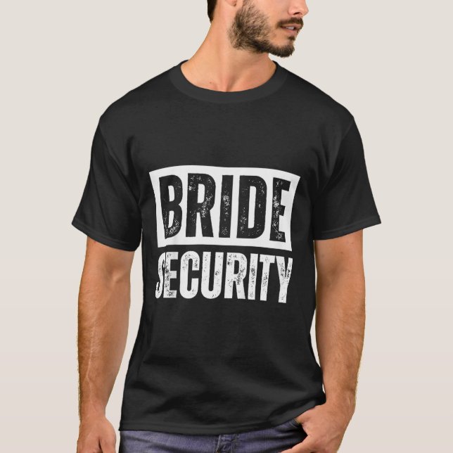 Kids Bride Security T Shirt (Framsida)
