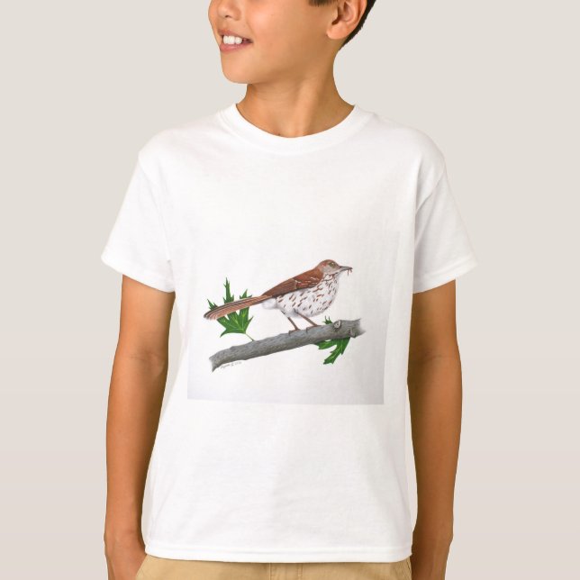 Kids Brown Thrasher T-Shirt (Framsida)