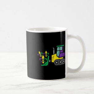 Kids Bulldozer Mardi Gras Cute Småbarn Kids Boys Kaffemugg