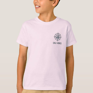 Kids Cali Vibes Kompass Grafisk T-Shirt Pojkar Wes