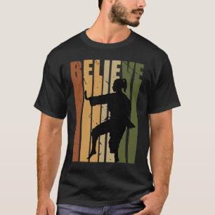 Kids Camouflage Retro Karate Motivating Tro Pr T Shirt
