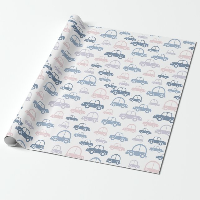 Kids Cars Presentpapper (Utrullad)