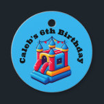 Kids Castle Party Bounhus Birthday Jump Party Gåvor Etiketter<br><div class="desc">anpassa med eller utan text</div>