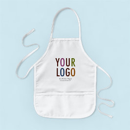 Kids Chef Apron med Logotyp eller Logotyp Barnförkläde