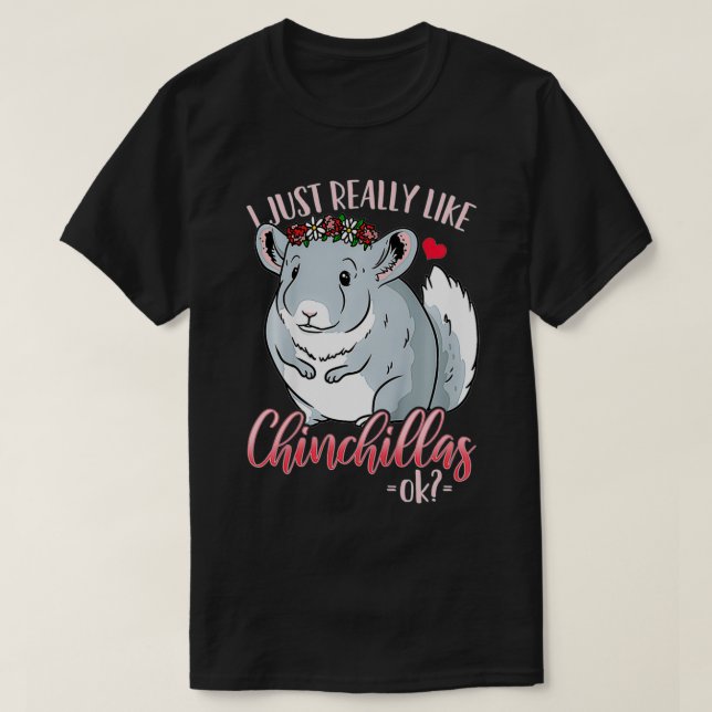 Kids Chinchilla T Shirt (Design framsida)