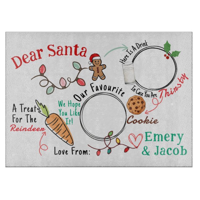Kids Christmas Eve Personalized Santa Treats  (Framsidan)