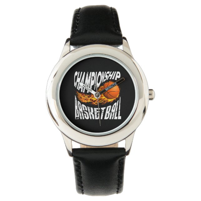 Kids Classic Watch-Basketball Armbandsur (Framsida)