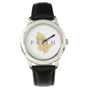 Kids Classic Watch-Händer of Prayer Faith Armbandsur