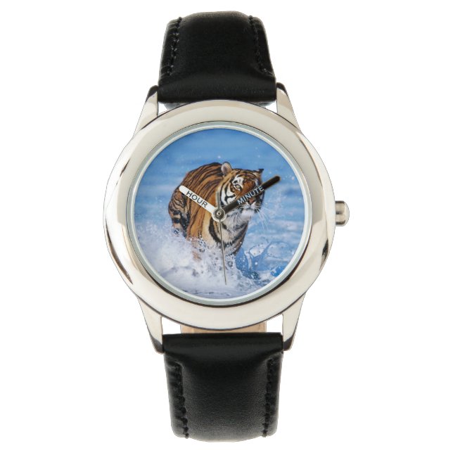 Kids Classic Watch/Wildlife Tiger Armbandsur (Framsida)