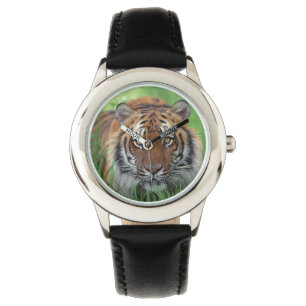 Kids Classic Watch/Wildlife Tiger Armbandsur