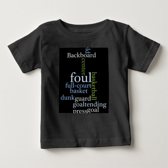 Kids Clothing basketball Baby Bodykostymer T-shirt (Framsida)