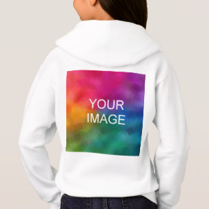 Kids Clothing Front Design White Template Girls T Shirt