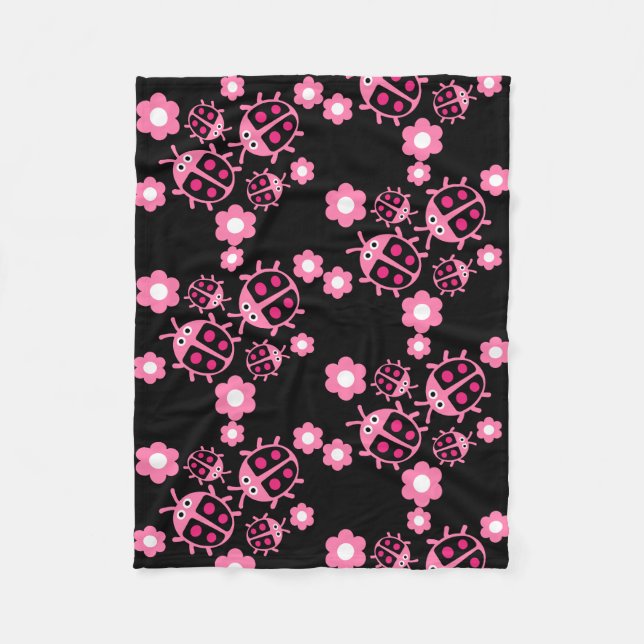 Kids Coccinellidae ladybug Fleecefilt (Framsidan)