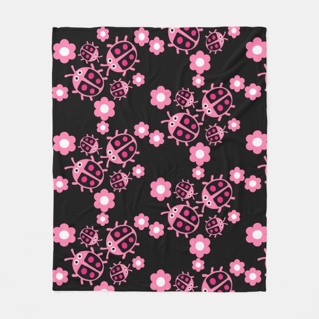 Kids Coccinellidae ladybug Fleecefilt (Framsidan)