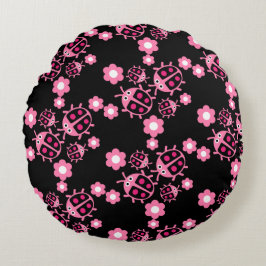 Kids Coccinellidae ladybug Rund Kudde