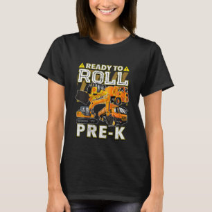 Kids Construction Fordon Back to school Redo T Shirt