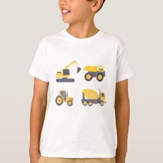 Kids Construction Lastbil Shirt T Shirt