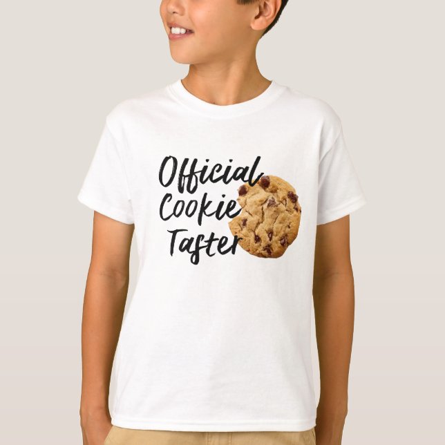 Kids Cookie Taster Shirt - Lustigt baking Graphic T Shirt (Framsida)