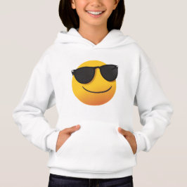 Kids Cool Smiley Hoodie | Fun Emoji Graphic Design T Shirt
