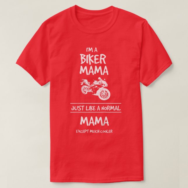 Kids Coola biker morsa T Shirt (Design framsida)