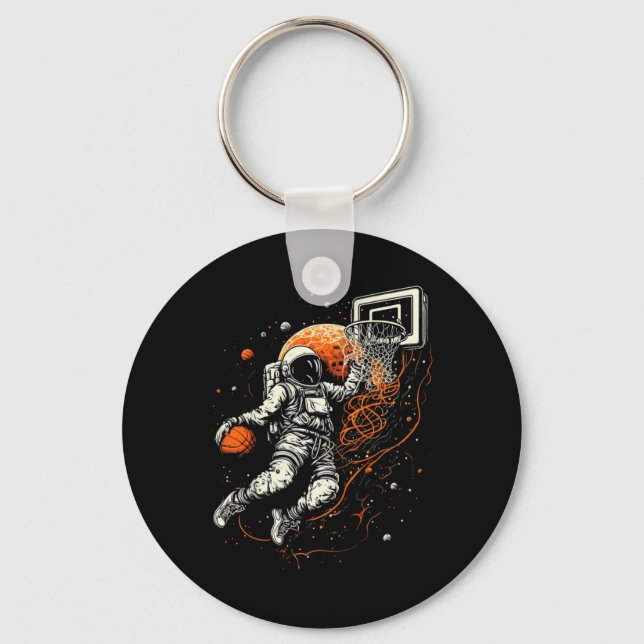 Kids Coola Space Basketball med Astronaut Nyckelring (Framsida)