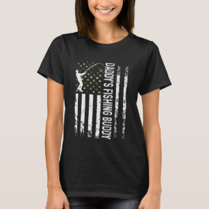 Kids Coola Usa Patriotic Pappor Fishing Buddy Youn T Shirt