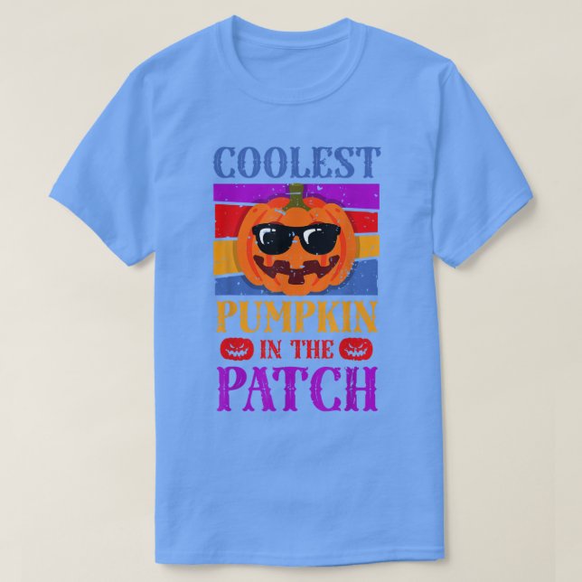Kids Coolest Pumpkin In The Patch Halloween Pumpki T Shirt (Design framsida)