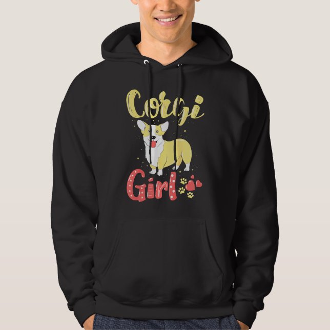 Kids Corgi Hoodie (Framsida)