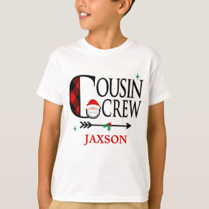 Kids Cousin jul Shirt Cousin Crew Santa T