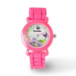 Kids Cute Butterfly Bird Armbandsur