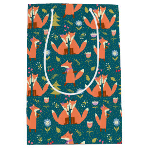 Kids Cute Forest Foxes i Kärlek
