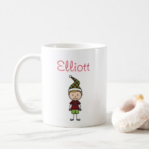 Kids Cute Jul-Personlig Kaffemugg
