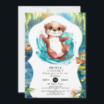 Kids Cute Otter Birthday Inbjudningar<br><div class="desc">Inbjudan era gäster till ett berömvärt och glatt firande med vår inbjudan "Kids Cute Otter Birthday"! Den här inbjudan innehåller charmerande illustrationer och en snygg design i inslag, och anger perfektens ton för en roligt och en minnesvärd födelsedagsfest. Det söta, otrevliga temat lovar en dag fylld av skratt och upphetsning....</div>