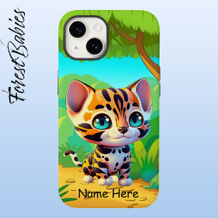 Kids Cute Wildlife Tiger Jungle Safari Tecknad
