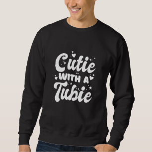 Kids Cutie med en tubie Matande tub Lång Ärmad Tröja