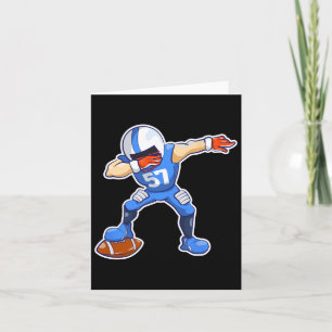 Kids Dabbing Football Dab Dance Funny Boys Gift Kort