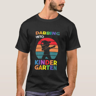 Kids Dabbing to Kindergarten Preschool Dab T Shirt