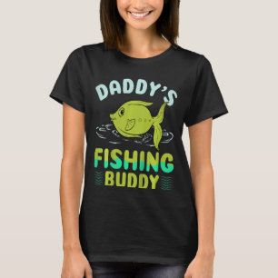 Kids Daddys Fishing Buddy Fishing Gift från Far T Shirt