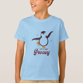 Kids Dancing Penguin T-Shirt | “Let’s Get Groovy” 
